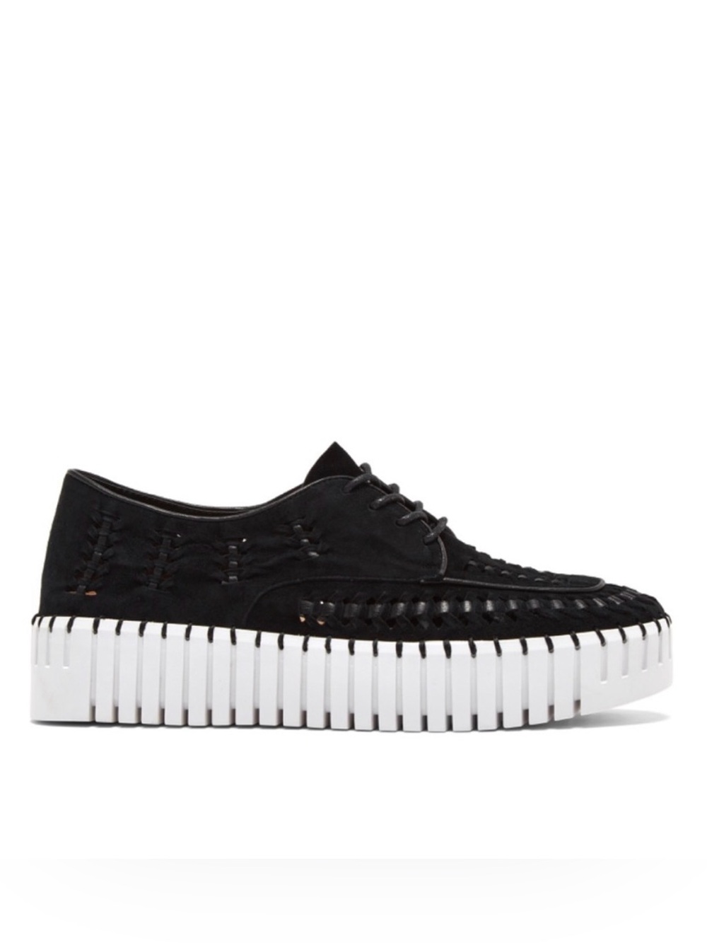 NWT Anthropologie SILENT D BRODIES Sneaker in Black Suede